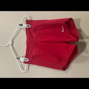 NWOT NIKE DRI FIT ECLIPSE 3” WOMEN'S RUNNING SHORTS RED SIZE XS